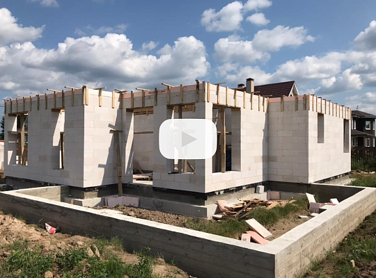 Строительство двухэтажного дома 470 м² на Новой Риге
